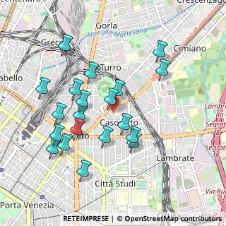 Mappa Via Lambrate, 20131 Milano MI, Italia (0.9335)