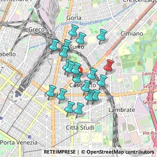 Mappa Via Lambrate, 20131 Milano MI, Italia (0.719)