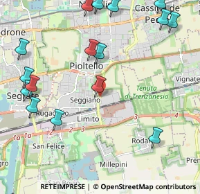 Mappa Via 8 Marzo, 20096 Pioltello MI, Italia (2.71)