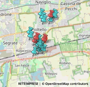 Mappa Via 8 Marzo, 20096 Pioltello MI, Italia (1.321)