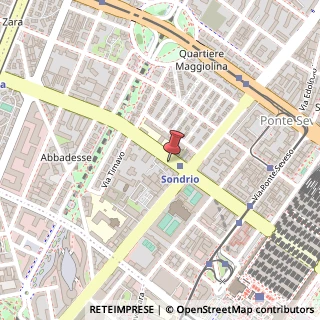 Mappa Viale Sondrio, 3, 20124 Milano, Milano (Lombardia)
