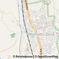 Mapa Montalto Dora