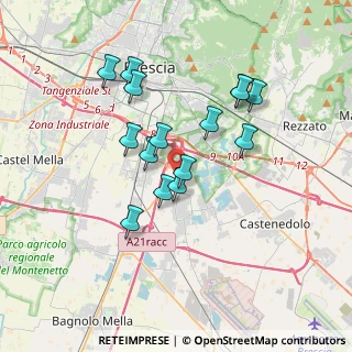 Mappa Via Brescia, 25010 Borgosatollo BS, Italia (3.102)