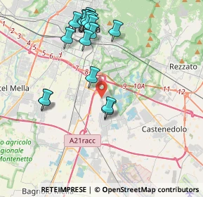 Mappa Via Brescia, 25010 Borgosatollo BS, Italia (4.397)