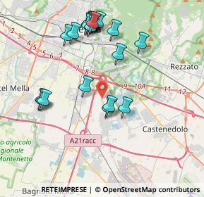 Mappa Via Brescia, 25010 Borgosatollo BS, Italia (4.095)