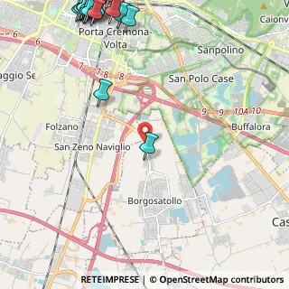 Mappa Via Brescia, 25010 Borgosatollo BS, Italia (3.6615)