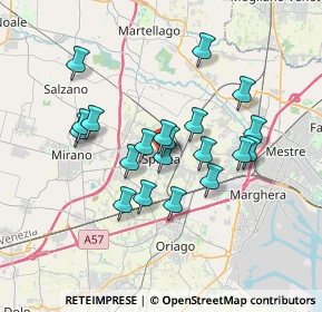 Mappa Via Carlo Pisacane, 30038 Spinea VE, Italia (2.9515)