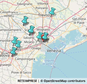 Mappa Via Due Portoni, 30171 Venezia VE, Italia (14.3975)