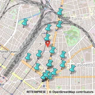 Mappa Via delle Leghe, 20127 Milano MI, Italia (0.5725)