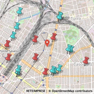 Mappa Via delle Leghe, 20127 Milano MI, Italia (0.712)
