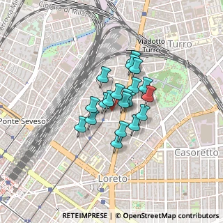 Mappa Via delle Leghe, 20127 Milano MI, Italia (0.253)