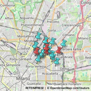 Mappa Via delle Leghe, 20127 Milano MI, Italia (1.199)