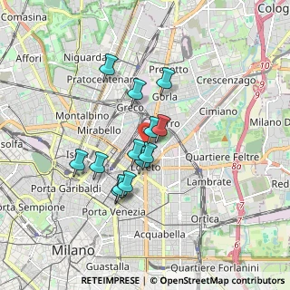 Mappa Via delle Leghe, 20127 Milano MI, Italia (1.35154)
