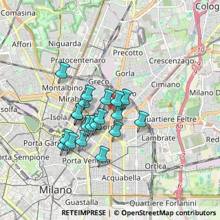Mappa Via delle Leghe, 20127 Milano MI, Italia (1.415)