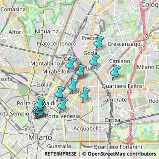 Mappa Via delle Leghe, 20127 Milano MI, Italia (1.984)