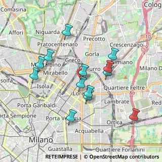 Mappa Via delle Leghe, 20127 Milano MI, Italia (1.75077)