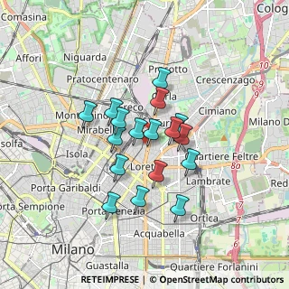 Mappa Via delle Leghe, 20127 Milano MI, Italia (1.28882)