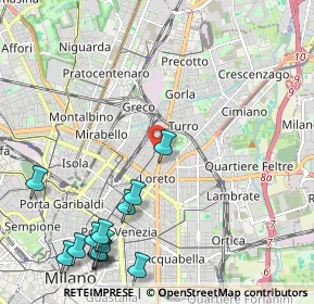 Mappa Via delle Leghe, 20127 Milano MI, Italia (2.85154)
