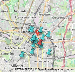 Mappa Via delle Leghe, 20127 Milano MI, Italia (1.29563)