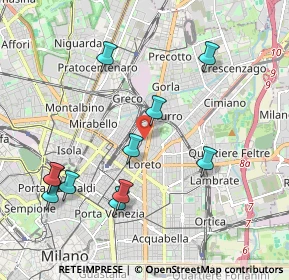 Mappa Via delle Leghe, 20127 Milano MI, Italia (2.15909)