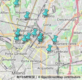 Mappa Via delle Leghe, 20127 Milano MI, Italia (1.695)