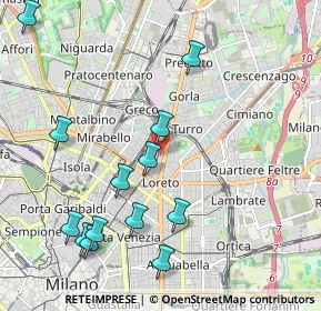 Mappa Via delle Leghe, 20127 Milano MI, Italia (2.36231)