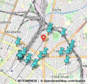 Mappa Via delle Leghe, 20127 Milano MI, Italia (1.117)