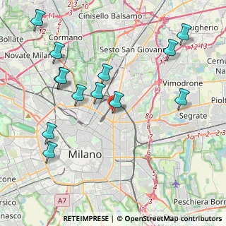 Mappa Via delle Leghe, 20127 Milano MI, Italia (4.61462)