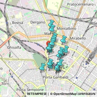 Mappa Via Privata Dina Galli, 20159 Milano MI, Italia (0.673)