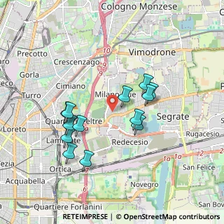 Mappa Via Str. di S. Pietro, 20060 Bussero MI, Italia (1.66769)