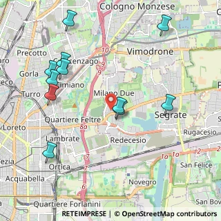 Mappa Via Str. di S. Pietro, 20060 Bussero MI, Italia (2.30636)