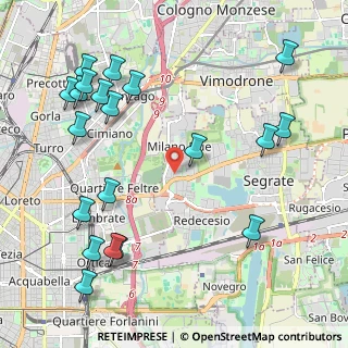 Mappa Via Str. di S. Pietro, 20060 Bussero MI, Italia (2.6345)