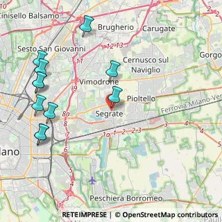 Mappa Via Giuseppe Mazzini, 20090 Segrate MI, Italia (5.12636)