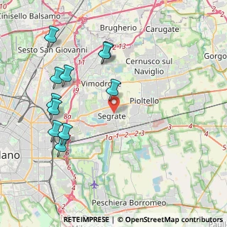 Mappa Via Giuseppe Mazzini, 20090 Segrate MI, Italia (4.49)