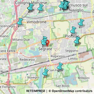 Mappa Via Giuseppe Mazzini, 20090 Segrate MI, Italia (2.987)