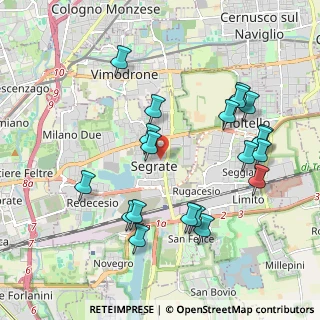 Mappa Via Giuseppe Mazzini, 20090 Segrate MI, Italia (2.096)