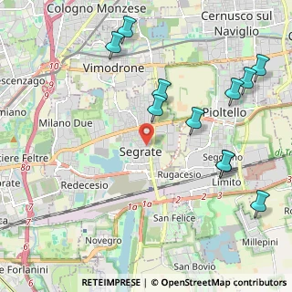 Mappa Via Giuseppe Mazzini, 20090 Segrate MI, Italia (2.46636)