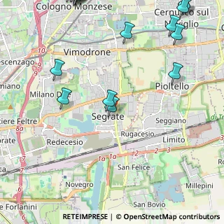 Mappa Via Giuseppe Mazzini, 20090 Segrate MI, Italia (3.35176)