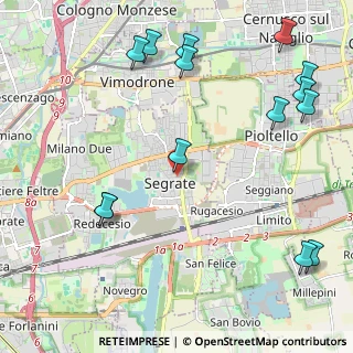 Mappa Via Giuseppe Mazzini, 20090 Segrate MI, Italia (2.82857)