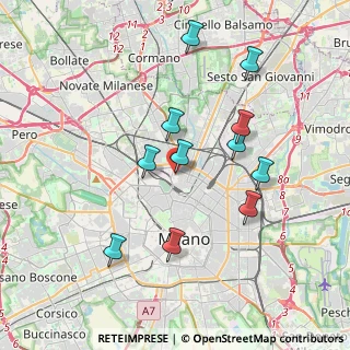 Mappa Via Farini Carlo, 20159 Milano MI, Italia (3.57364)