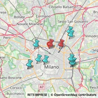 Mappa Via Farini Carlo, 20159 Milano MI, Italia (3.62333)