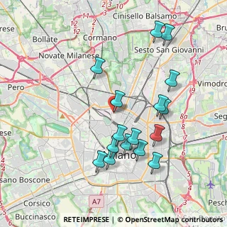Mappa Via Farini Carlo, 20159 Milano MI, Italia (3.84563)