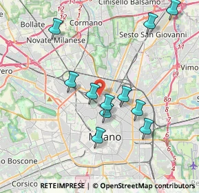 Mappa Via Farini Carlo, 20159 Milano MI, Italia (3.74364)