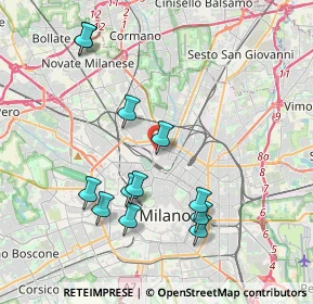 Mappa Via Farini Carlo, 20159 Milano MI, Italia (3.96333)