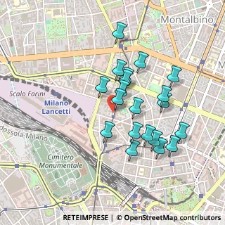 Mappa Via Farini Carlo, 20159 Milano MI, Italia (0.4)