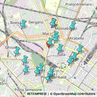 Mappa Via Dina Galli, 20159 Milano MI, Italia (1.0955)