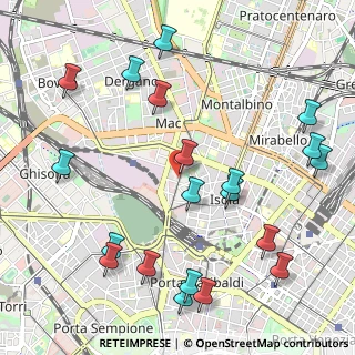 Mappa Via Dina Galli, 20159 Milano MI, Italia (1.2765)