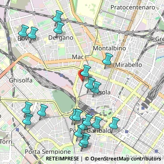 Mappa Via Farini Carlo, 20159 Milano MI, Italia (1.3155)