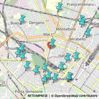 Mappa Via Farini Carlo, 20159 Milano MI, Italia (1.348)