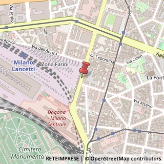 Mappa Via valtellina 18, 20159 Milano, Milano (Lombardia)